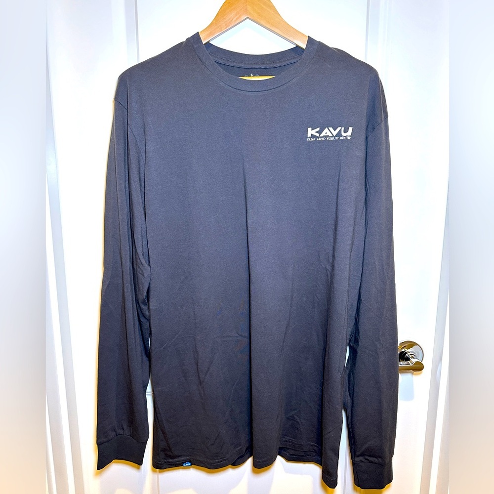 KAVU - Sasquatch / Bigfoot Long Sleeve Graphic T-Shirt, Men’s Size 2XL - Picture 2 of 9